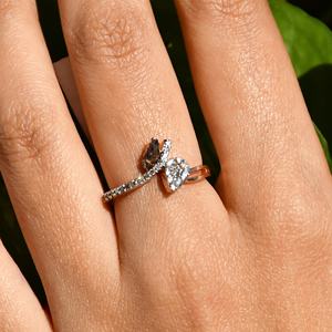 แหวนทอง14K และ18K ที่ไม่เหมือนใครและมีเพชรแท้สำหรับงานแต่งงานของเจ้าสาวหรือสวมใส่ในชีวิตประจำวัน - Product Image 1