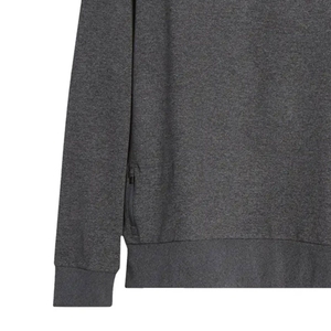 Sweat-shirt à col rond pour homme, couleur unie, manches longues, décontracté, pour l'automne, 100% coton, poids moyen, coupe classique - Product Image 5