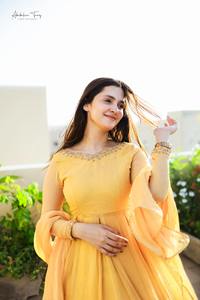 Robe longue Anarkali Lehenga Choli ethnique haut de gamme pour femmes, sans plis, tenue de soirée pakistanaise et indienne - Product Image 5