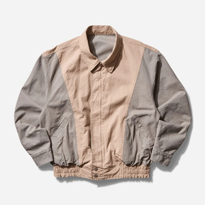 Chaqueta bomber clásica para hombre con cierre de cremallera frontal - Product Image 1