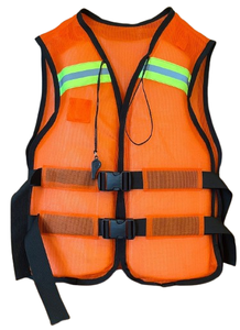 เสื้อชูชีพสำหรับผู้ใหญ่ ทำจากตาข่าย HDPE พร้อมโฟมด้านใน สำหรับการล่องแก่ง ลอยตัวได้ดีเยี่ยม ปลอดภัย แห้งเร็ว - Product Image 5