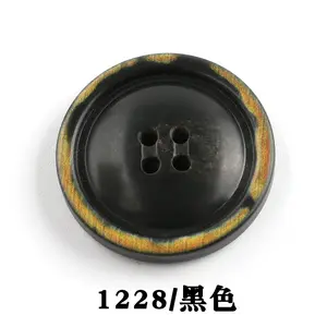 24L-48L Brown Mirror Button Free Sample Thousands Of Style Stock Custom 4 Holes Sewing ABS Resin Button For Suit