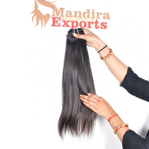 100% paquetes de tejido Remy alineados con cutícula Color negro 8-32 pulgadas extensiones de cabello humano virgen peruano recto sedoso - Product Image 2