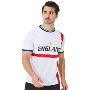 Top Trending Euro Inglaterra Diseño Popular Venta caliente camisetas de fútbol de alta calidad 100% poliéster ropa de fútbol Sublimación Jersey - Product Image 1