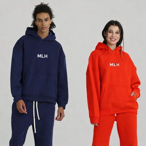 เสื้อฮู้ดดี้ผู้ชายคุณภาพพรีเมียมรุ่นใหม่ล่าสุด ผ้าฝ้าย 100% สวมใส่สบาย ระบายอากาศได้ดี พร้อมฮู้ดสำหรับผู้ใหญ่ - Product Image 1