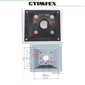 Diffuseur sonore de type corne pour haut-parleur à guide d'ondes en ligne, 152*138*106mm, gorge de 1 pouce, Difusores Horns, Corne pour Line Array - Product Image 4