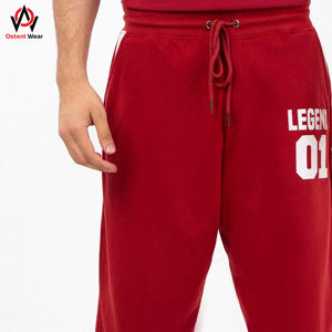 Pantalones de chándal de cintura media de punto Waffle personalizados de alta calidad para hombre, pantalones Cargo deportivos de algodón, pantalones de chándal apilados para pista, deporte informal - Product Image 4