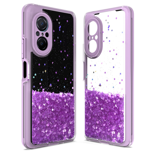 Colorful Glitter Design Epoxy Resin Anti Shock Dual Layer Phone Case for Tecno Spark Go 2023 Spark 9T Pova 4