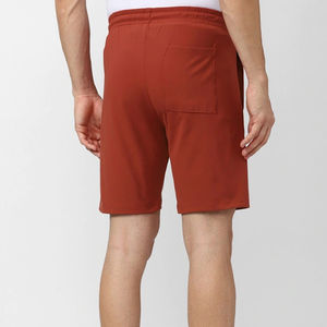 Shorts pour hommes haute performance, taille élastique, motif uni, style streetwear, tissu en toile, écologique, imperméable et respirant - Product Image 4