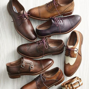 Chaussures habillées luxueuses en cuir de vache Style Blucher confortable avec semelle intérieure en daim à bout fendu bottes décontractées pour les fonctions formelles d'automne - Product Image 1