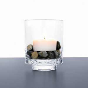 VHV4307 - Taylor Raised Hurricane Pillar Candle Holder / <b>Vase</b> - 6.6 - Product Image 6