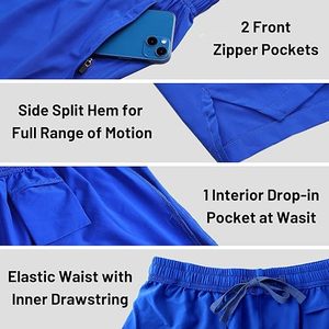 New Arrival Low MOQ Private Label <b>Men's</b> Casual Biker <b>Shorts</b> 100% Polyester Quick Dry Drawstring Closure Made in Bangladesh - Product Image 3