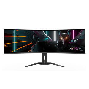 Monitor curvo para juegos G UGA BYTE AORUS CO49DQ de 49 pulgadas, resolución de panel de 5120x1440, 250 cd/m², 144 Hz, 99% DCI-P3, monitor para juegos AORUS - Product Image 3