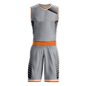 Uniforme de basket-ball en polyester de haute qualité Concevez votre propre tenue d'équipe personnalisé Service OEM de grande taille Prix très compétitif - Product Image 1