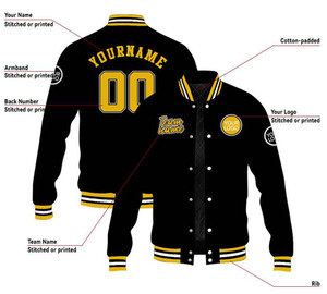 เสื้อแจ็คเก็ตเบสบอล Letterman สไตล์ใหม่ปี 2024 ขายดีที่สุด เป็นมิตรกับสิ่งแวดล้อม แฟชั่นฤดูหนาว กันลม สำหรับผู้ชาย - Product Image 4