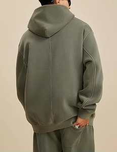 Vente en gros de nouveaux vêtements de rue 100% coton à la mode de haute qualité design unisexe vêtements surdimensionnés pulls à capuche - Product Image 4