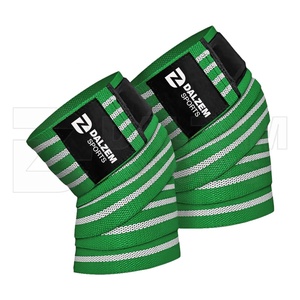 Custom Logo Fitness Safety <b>Knee</b> Wraps <b>Compression</b> Weightlifting Powerlifting Squats Bodybuilding <b>Knee</b> Lifting Wrap - Product Image 5