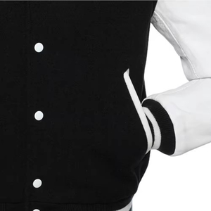 Veste universitaire pour homme, dernière mode, coupe ajustée, qualité supérieure, col montant personnalisé, matière durable, veste pour homme - Product Image 3