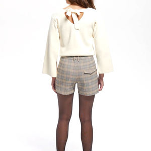 Pantalones cortos ajustados cómodos de longitud regular para mujer, pantalones cortos elegantes de alta calidad en varios colores, novedad - Product Image 3