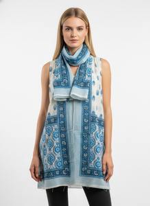 Dupatta traditionnel indien en gros, imprimé, coton naturel doux, écharpe, été, fait à la main, imprimé ethnique, châle, vêtements pour femmes - Product Image 2