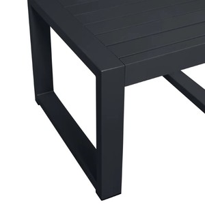 Baltic End ou Benton Table d'extérieur en aluminium Table d'appoint de patio moderne Meubles de jardin résistants aux intempéries Table d'appoint carrée - Product Image 4