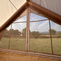Maison de Protection UV imperméable 300D Oxford Air Tente Extérieure Légère Portable Glamping 4-6 Personnes Tente de Forme Gonflable
