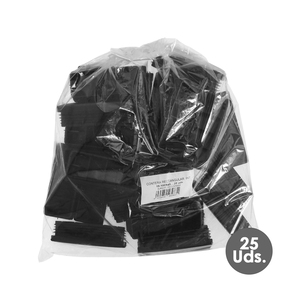 Contenitore Rettangolare in Plastica con Interno Colore Nero, 100x40 mm, Confezione da 25 Unità. - Product Image 3
