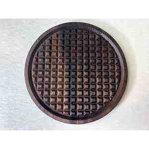 Posavasos de bambú de nogal personalizados, alfombrillas de madera hechas a mano para bebidas, formas únicas de calidad de exportación hechas en la India - Product Image 3