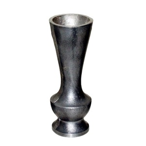 Florero de aluminio de alta calidad con acabado de color plateado y blanco para decoración del hogar Florero de metal para Decoración de mesa - Product Image 3