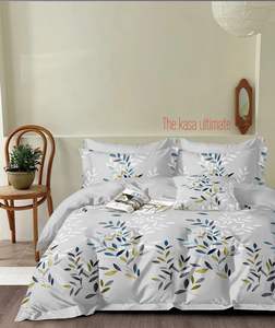 Juego de Ropa de Cama de Microfibra de 3 Piezas, Tamaño Queen, Diseño Floral Moderno, Súper Suave y Duradero, 1 Sábana + 2 Fundas de Almohada, para Toda Temporada - Product Image 2