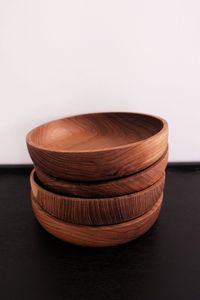 FRUITS VERSATILE HANDICRAFT WOODEN <b>DOUGH</b> <b>BOWL</b> Handmade for Fruits or Salads Vintage High-Quality Rustic Farmhouse <b>BOWL</b> - Product Image 3