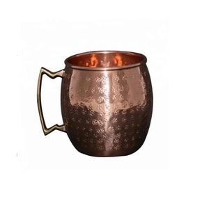 Hammered Pure Copper Moscow Mule Mug Made in India <b>Bulk</b> Quantity High Quality Vintage Modern Export Usage Home Hotel Restaurant - Product Image 5
