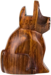 Soporte de gafas con forma de tortuga de madera en forma de gato sólido para uso diario Exhibición de gafas portátil de la India - Product Image 2