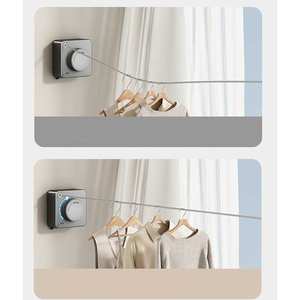 Meilleurs crochets de <span class=keywords><strong>corde</strong></span> vêtements invisibles africains <span class=keywords><strong>corde</strong></span> à <span class=keywords><strong>linge</strong></span> pliante en acier inoxydable rétractable cachée murale rétractable - Product Image 5