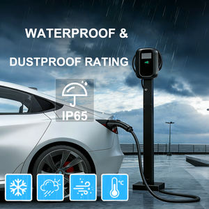 Cargador de Pared para Vehículos Eléctricos Tipo 2 de 7kW, Certificación TUV, <span class=keywords><strong>Precio</strong></span> de Fábrica OEM, Uso Residencial, Estación de Carga Rápida de Corriente Alterna para Autos Eléctricos - Product Image 2