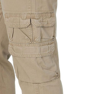 Pantalon en toile pour homme, coupe droite, taille élastique, personnalisable, léger, coton et polyester, design décontracté, personnalisable - Product Image 4