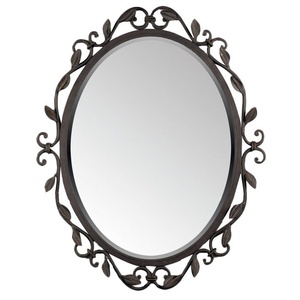 Vintage Ornate <b>Black</b> Arched Wall <b>Mirror</b> Handcrafted Classic Designer <b>Frame</b> Elegant Statement Upgrade for Home Decor Display - Product Image 5