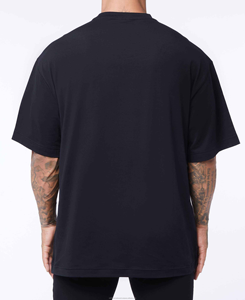 Camisetas informales de verano para hombre de alta calidad, 220 gramos, patrón sólido, stock a granel, ropa usada de Old-Fit International - Product Image 1