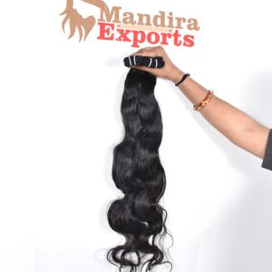 Paquetes naturales alineados con cutícula India 100% extensiones de cabello indio Remy virgen Bodywave Weave Loose Deep Wave Color natural - Product Image 4