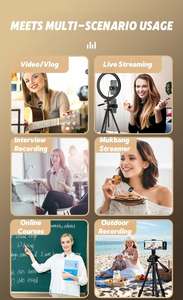 Microphone Lavalier Sans Fil Portable à Condensateur le Plus Vendu, Interface 3-en-1 Omnidirectionnelle, Prise 3,5 mm Type-C pour iOS Android - Product Image 6