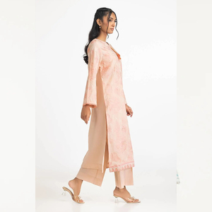 Traje de algodón Salwar Kameez de 3 piezas bordado Formal de verano de buena calidad al por mayor para mujer recién llegado ligero - Product Image 3