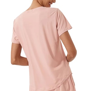 Skinny Fit Women's <b>Workout</b> Tops Short Sleeve Gym Shirts Summer Athletic Yoga windbreaker gym fitness yoga tops - Product Image 2