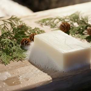 Natural Hinoki Body <b>Soap</b> - 1 Bar, 85g, Cold Press - Product Image 4