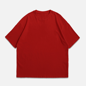 Camiseta extragrande con cuello redondo a precio bajo, ropa personalizada de tacto suave y venta al por mayor - Product Image 5