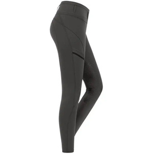 Full Seat Silicon Printing Horse Riding Tights Leggings with Mobile Pockets High Waist Horse <b>Equestrian</b> Leggings - Product Image 6