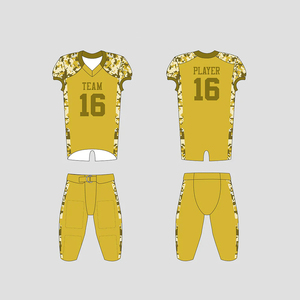 Uniforme de football américain robuste à 12 panneaux Services OEM Uniforme de football américain de dernier style - Product Image 2