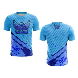 Camisetas tecnológicas de algodón 100% para hombre, Camiseta holgada de manga corta con cuello redondo, camiseta bordada con estampado personalizado alto para hombre - Product Image 6