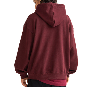 2025 Vente en gros Personnalisé Unisexe Hiver Respirant 100% Coton Grammage lourd Coupe oversize Épaules tombantes Poche brodée Logo - Product Image 2