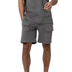 Custom Men Streetwear Track <b>Suit</b> Breathable Sweatsuits Blank T-shirt <b>Shorts</b> Sets Men Training Wear 2 Pcs <b>Shorts</b> Set 2026 - Product Image 2