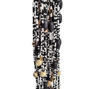 Bohemian-Style Hippy Hippie Glass Beaded Curtain Multicolour Bead Stands Gemstones for Doorways for Hanging Living <b>Room</b>/Bedroom - Product Image 1